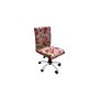 Furniture Čilek / Židle / Aks-8447 sl flora soft pembe - (500x610x900)