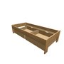Montero / Bukové postele válenda / Valenda b 90+2xup 1-2-90 - (980x2056x470)