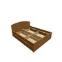 Montero / Dąb łóżko naturalny Pavla / Pavla a 160+4xup 1-2-70 - (1680x2056x950)