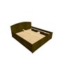 Montero / Dębowe łóżko wenge Pavla / Pavla a 180+4xup 1-2-90 - (1880x2056x950)
