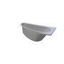 Ravak / Bathtubs and bathtub screens / Avocado 160 r - (1600x750x495)