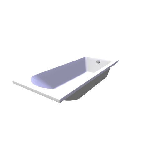 Ravak / Wanny i parawany nawannowe / Flow bathtub 180x80 - (800x1800x369)